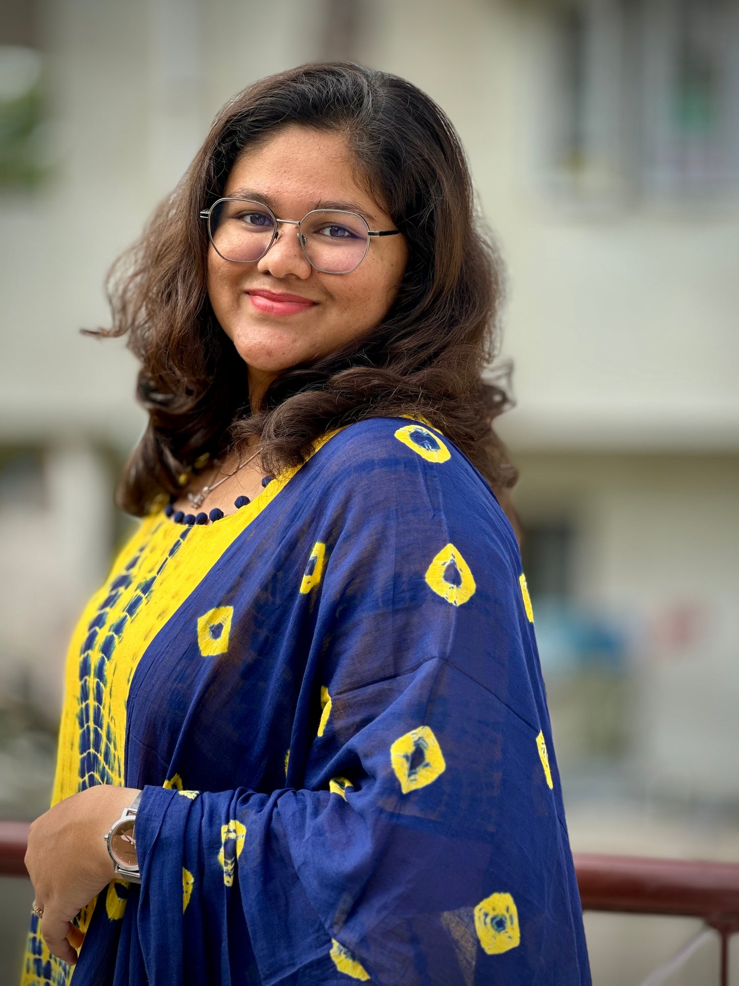 OBK0167 SHIBORI-Yellow