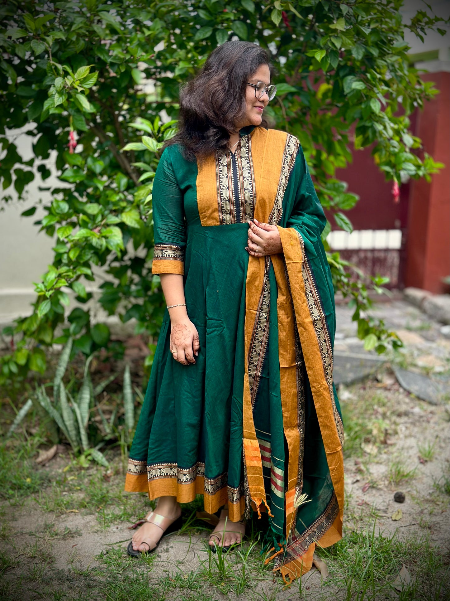 OBK0151 KAMALI-Bottle green