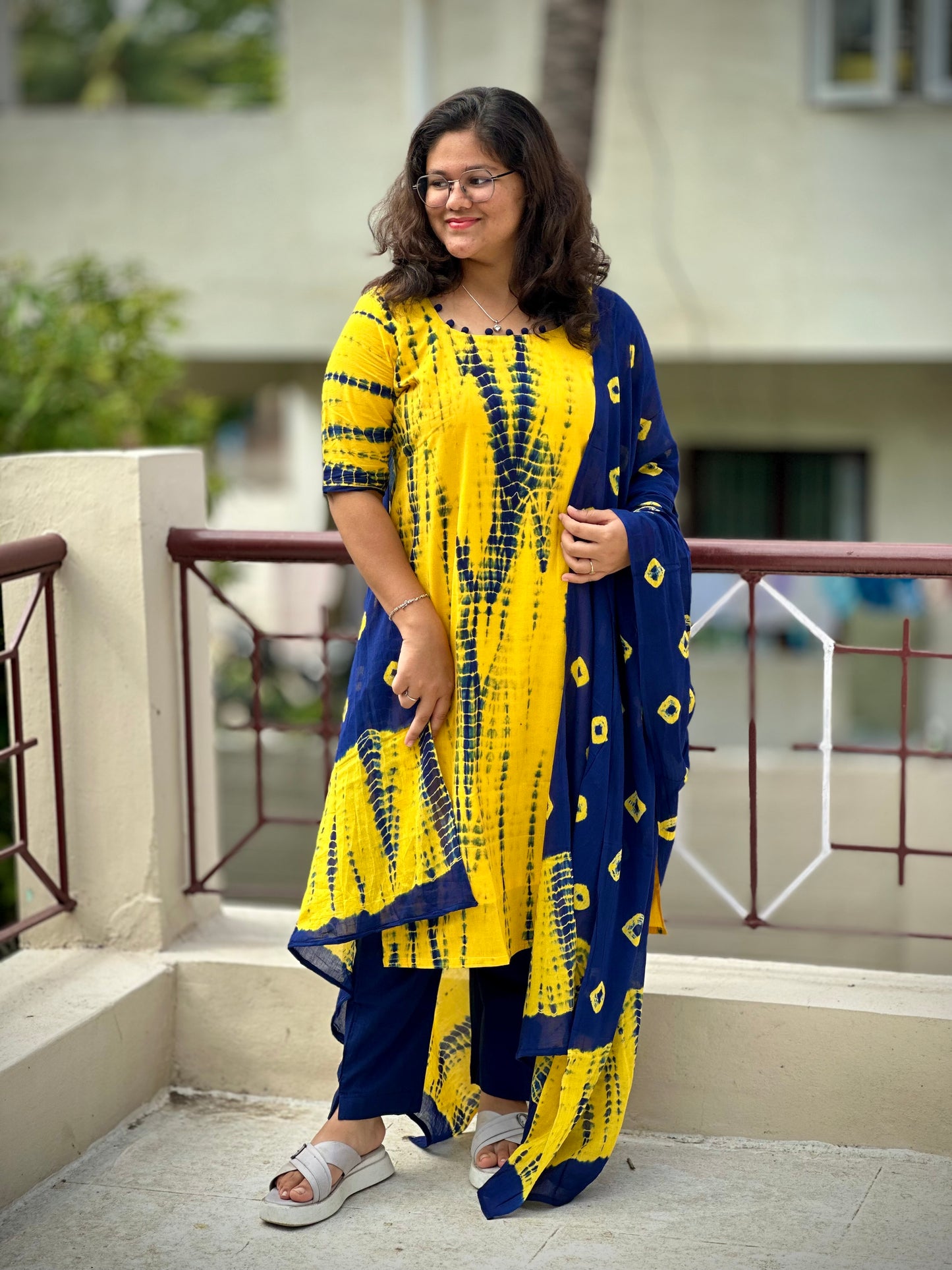 OBK0167 SHIBORI-Yellow