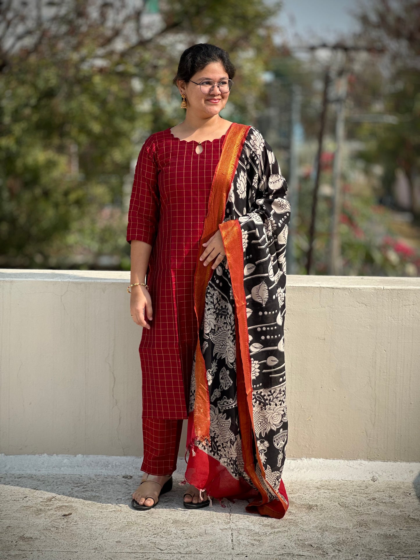 OBK0185 SAMSKRUTHI - Maroon