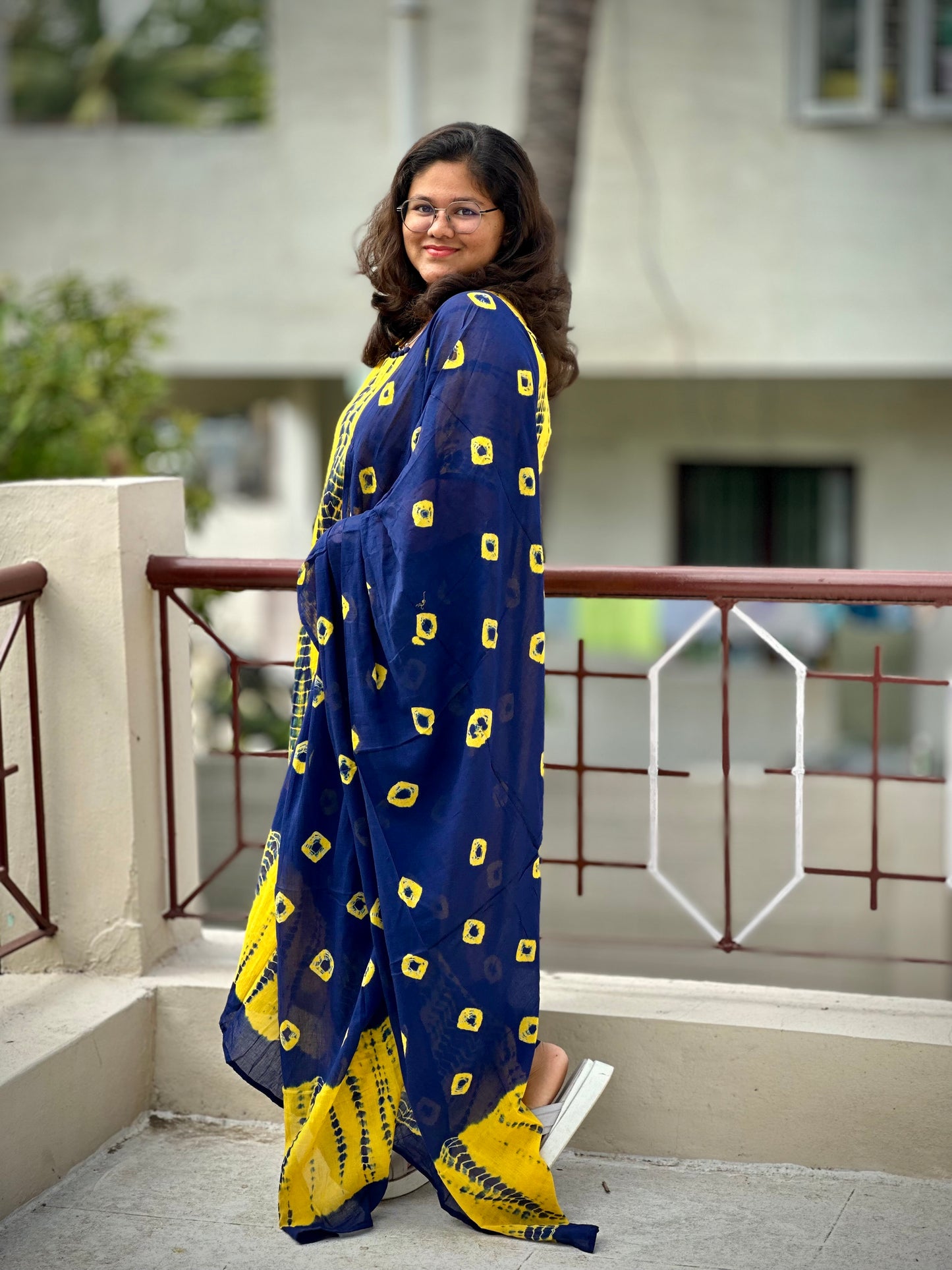 OBK0167 SHIBORI-Yellow