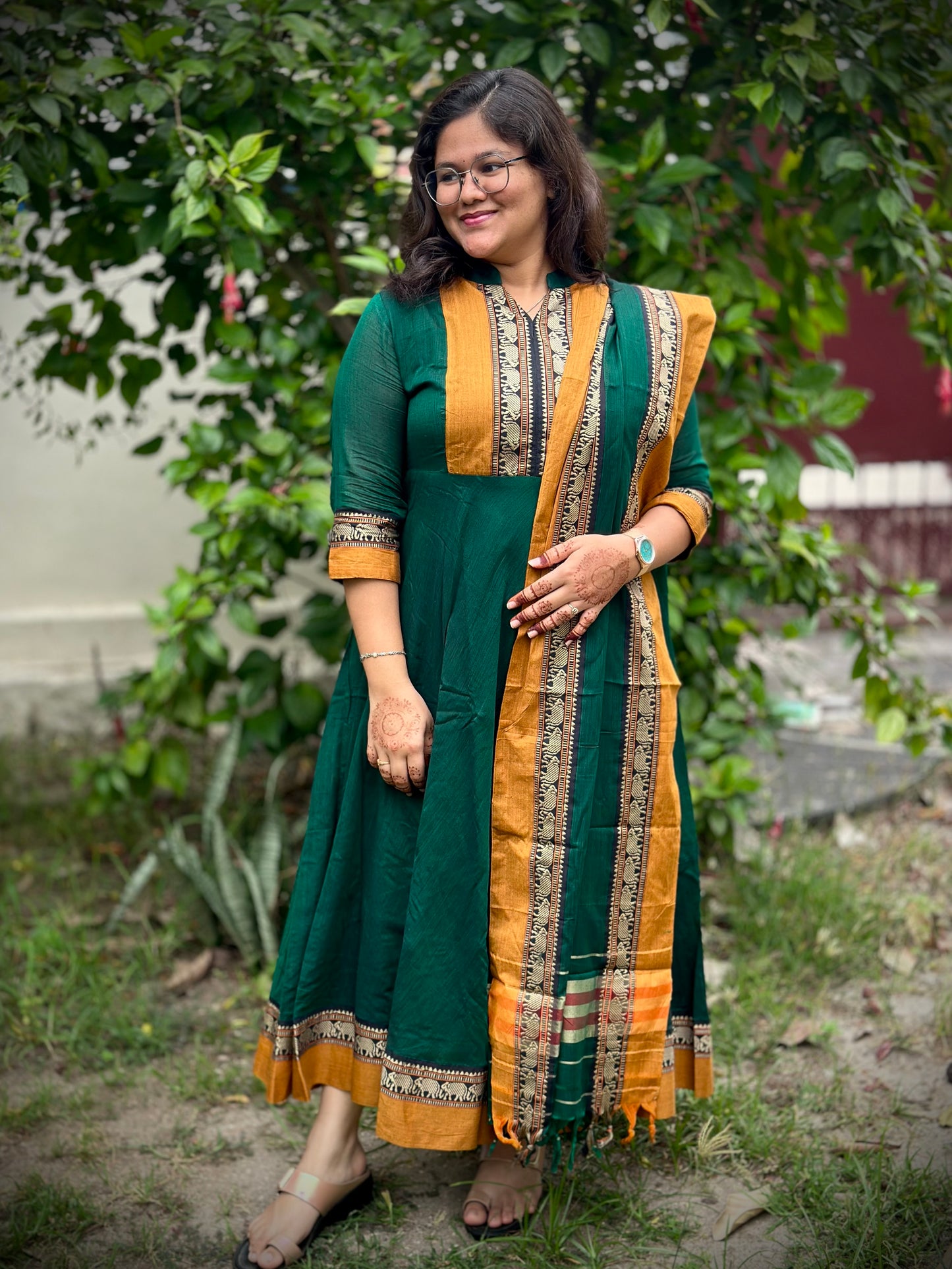 OBK0151 KAMALI-Bottle green