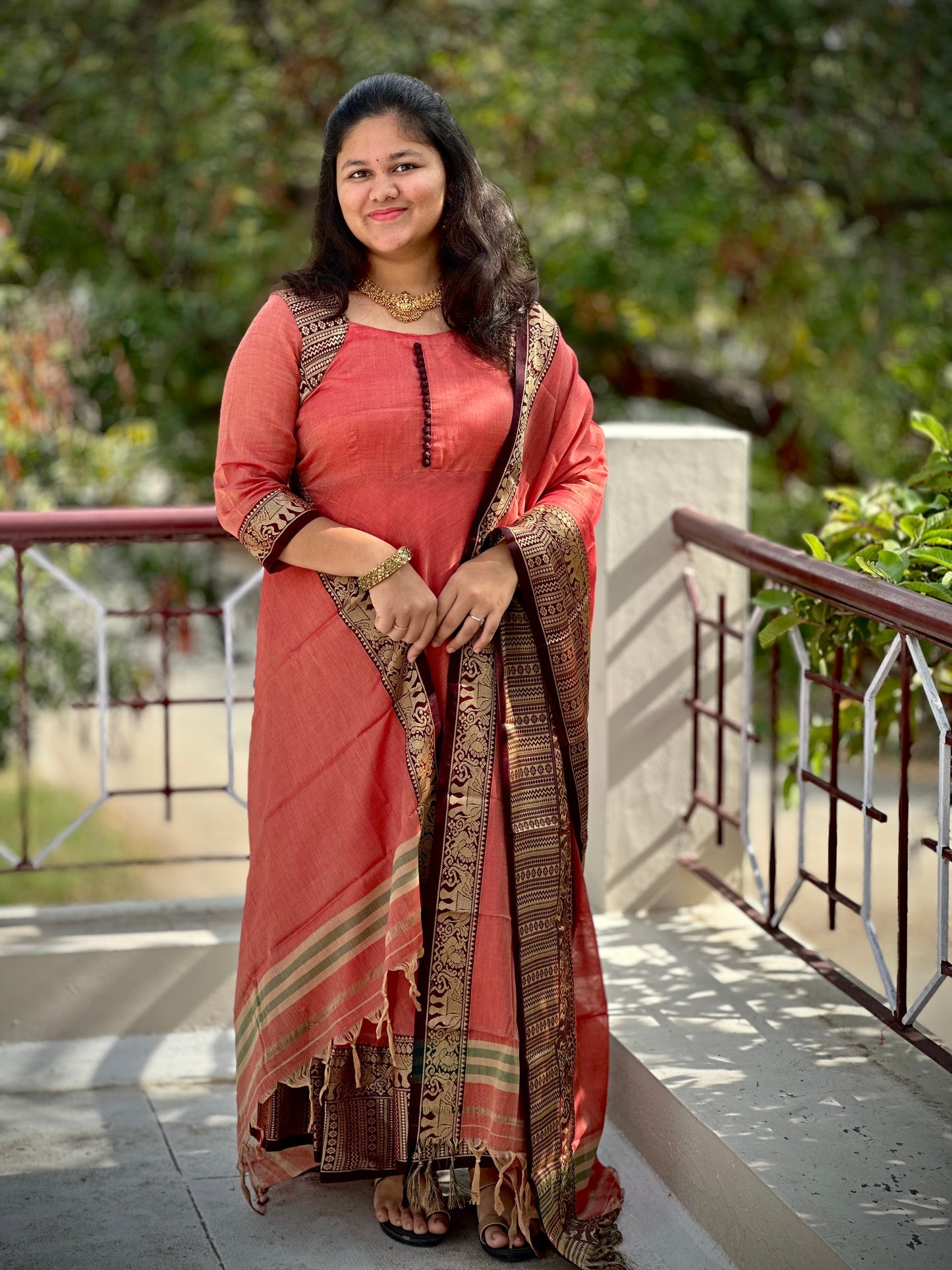 OBK0181 - JANANI Peach