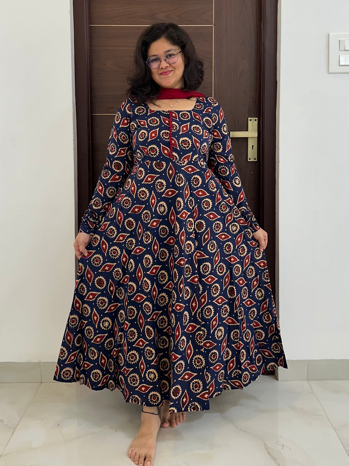 OBK0232 SNEHA Indigo