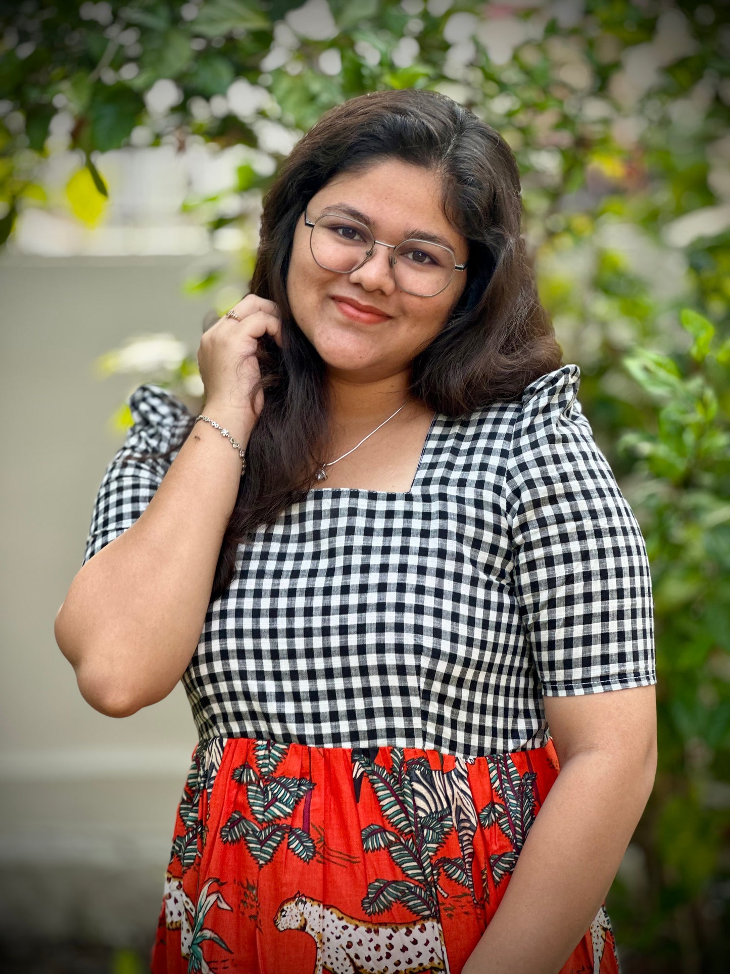 OBK0121 Orange Cheetah Maxi