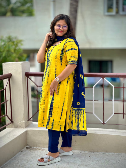 OBK0167 SHIBORI-Yellow