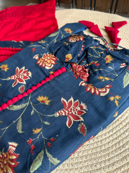 OBK02 SNEHA - Peacock blue