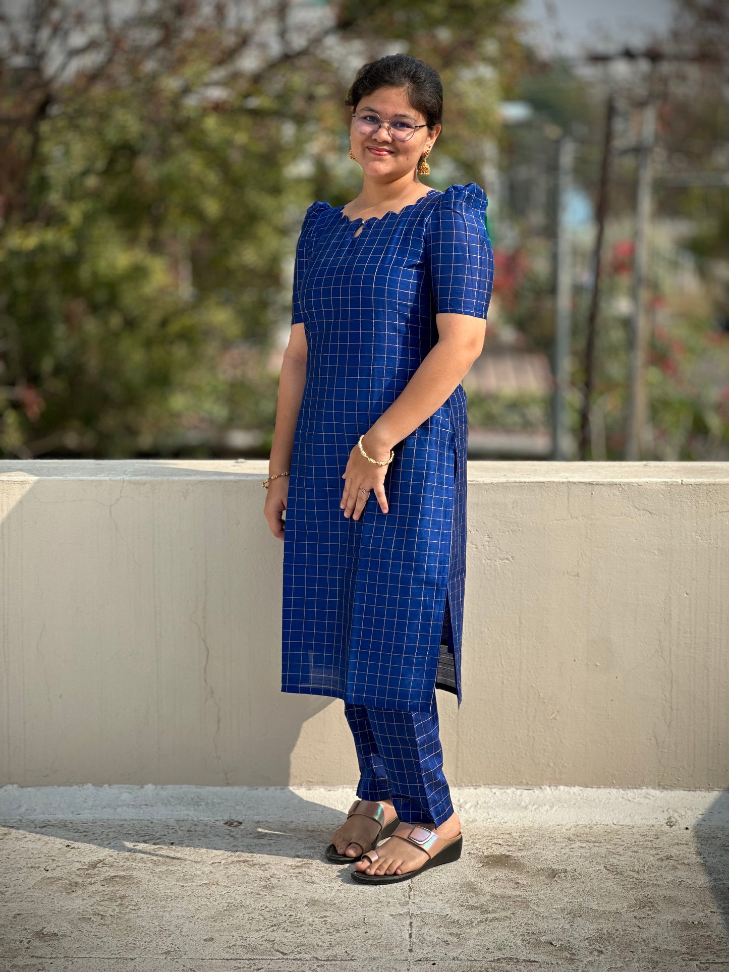 OBK0195 SAMSKRUTHI Blue