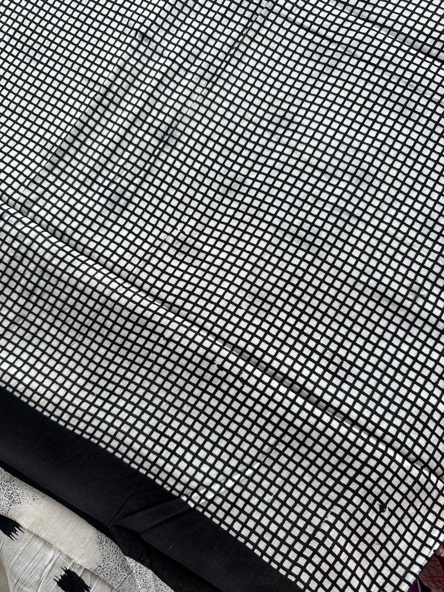 OBKS0020 Mul cotton saree - Grey