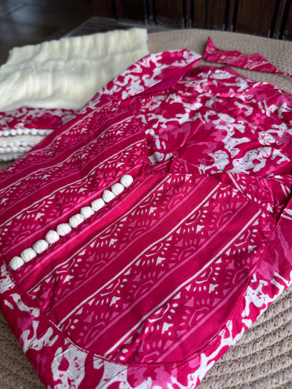 OBK02 SNEHA - Pink flowers