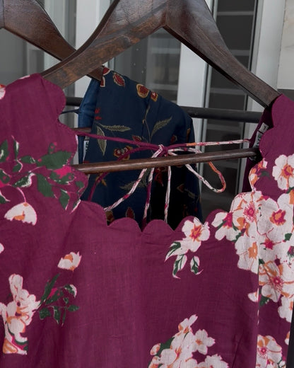 OBK02 SNEHA - Purple flowers
