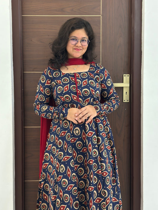 OBK0232 SNEHA Indigo