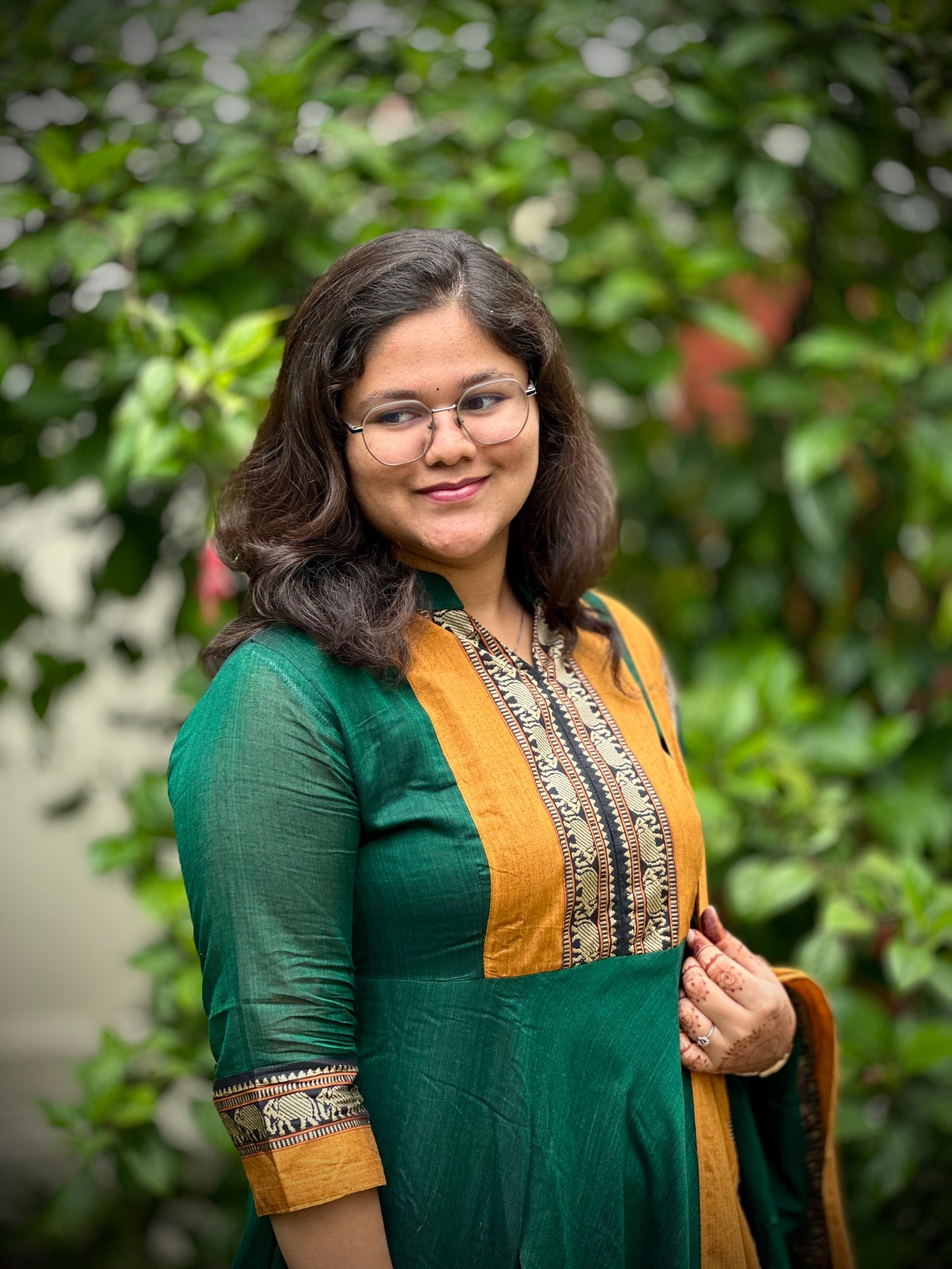 OBK0151 KAMALI-Bottle green