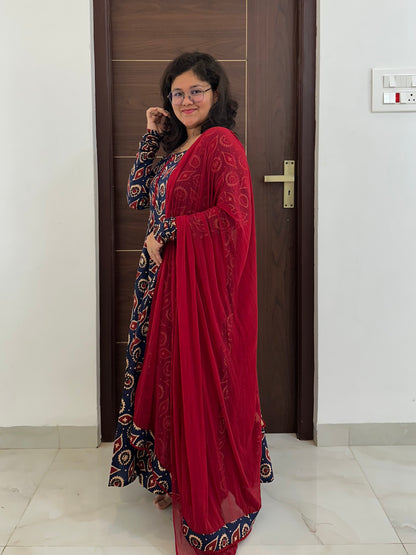 OBK0232 SNEHA Indigo