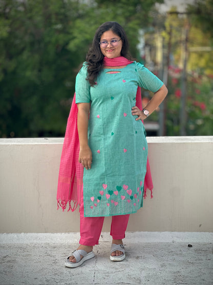 OBK0208 RAAGA Blue heart