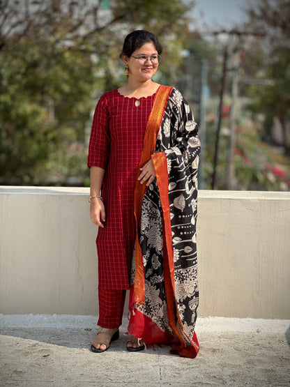 OBK0185 SAMSKRUTHI - Maroon