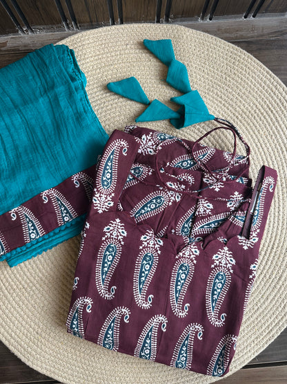 OBK02 SNEHA - Maroon mango