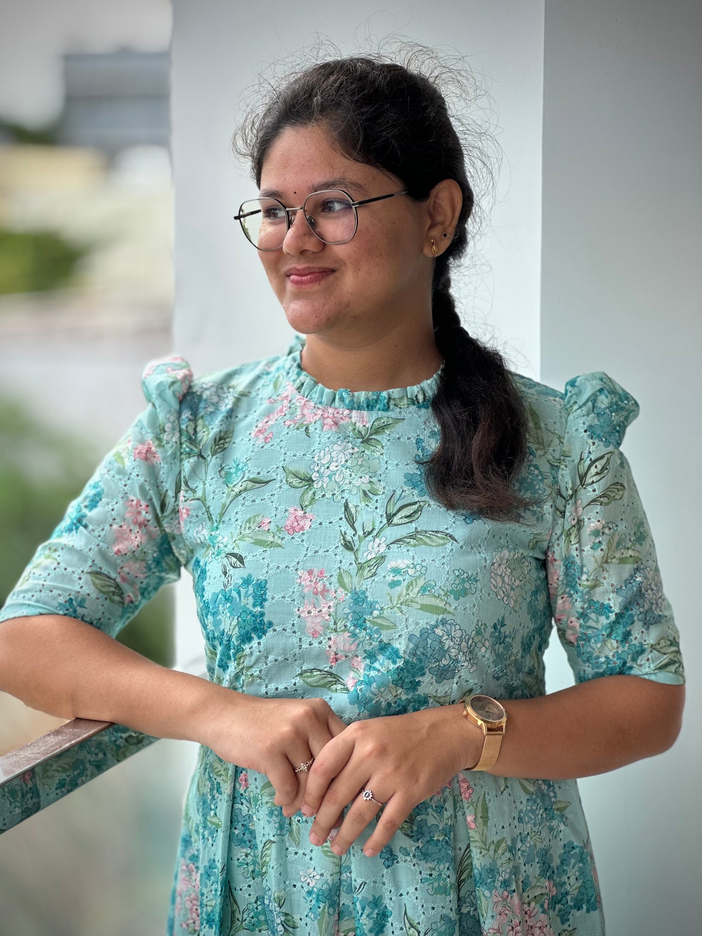 OBKF0046 SWETHA Sky blue