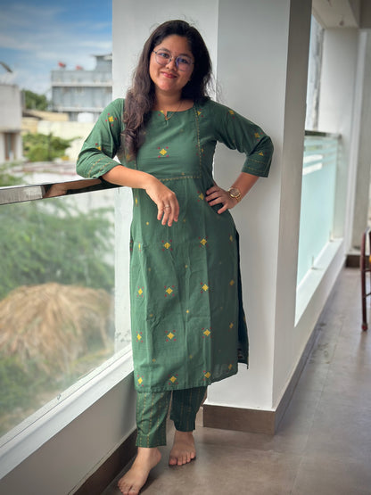 OBKC0019 KANIMOZHI Bottle green