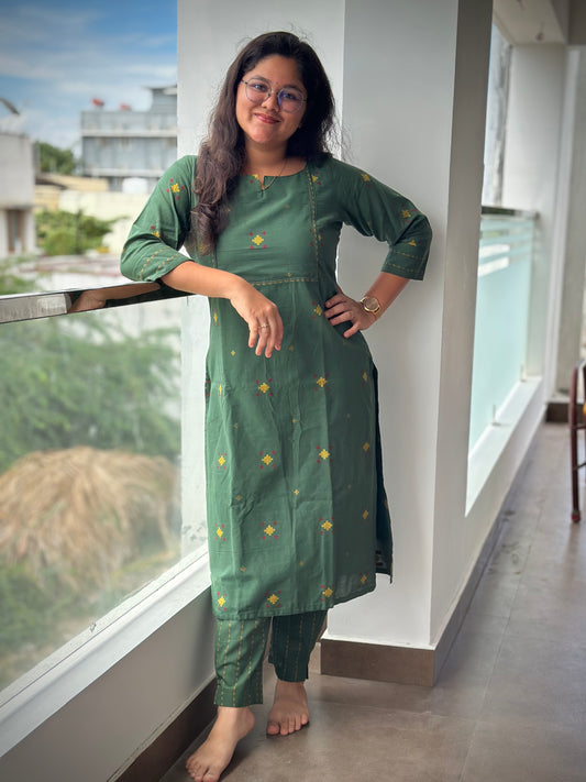 OBKC0019 KANIMOZHI Bottle green