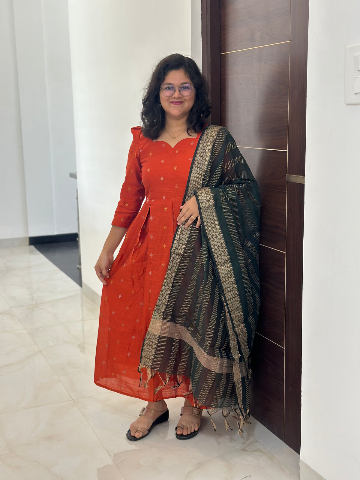OBK0233 SAMSKRUTHI Orange