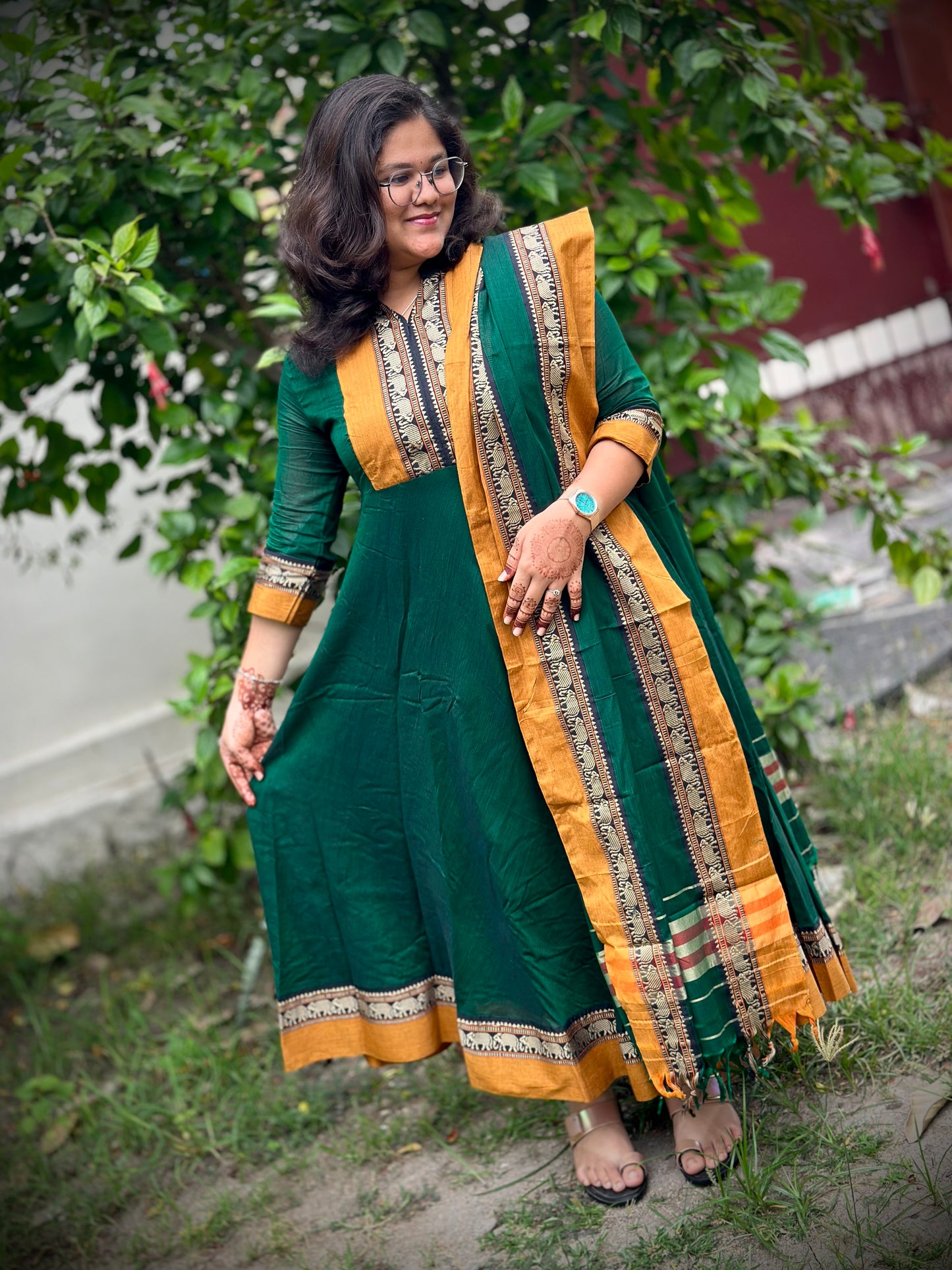 OBK0151 KAMALI-Bottle green