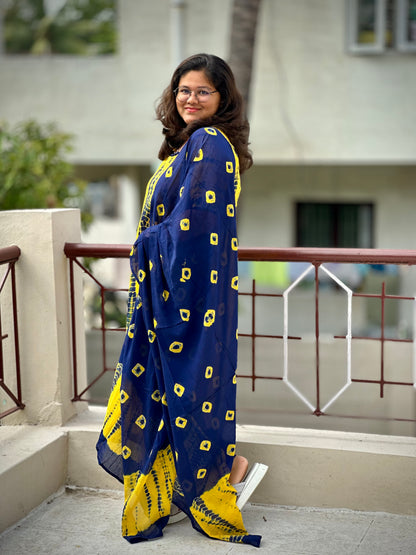 OBK0167 SHIBORI-Yellow