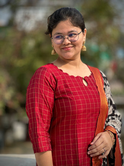 OBK0185 SAMSKRUTHI - Maroon