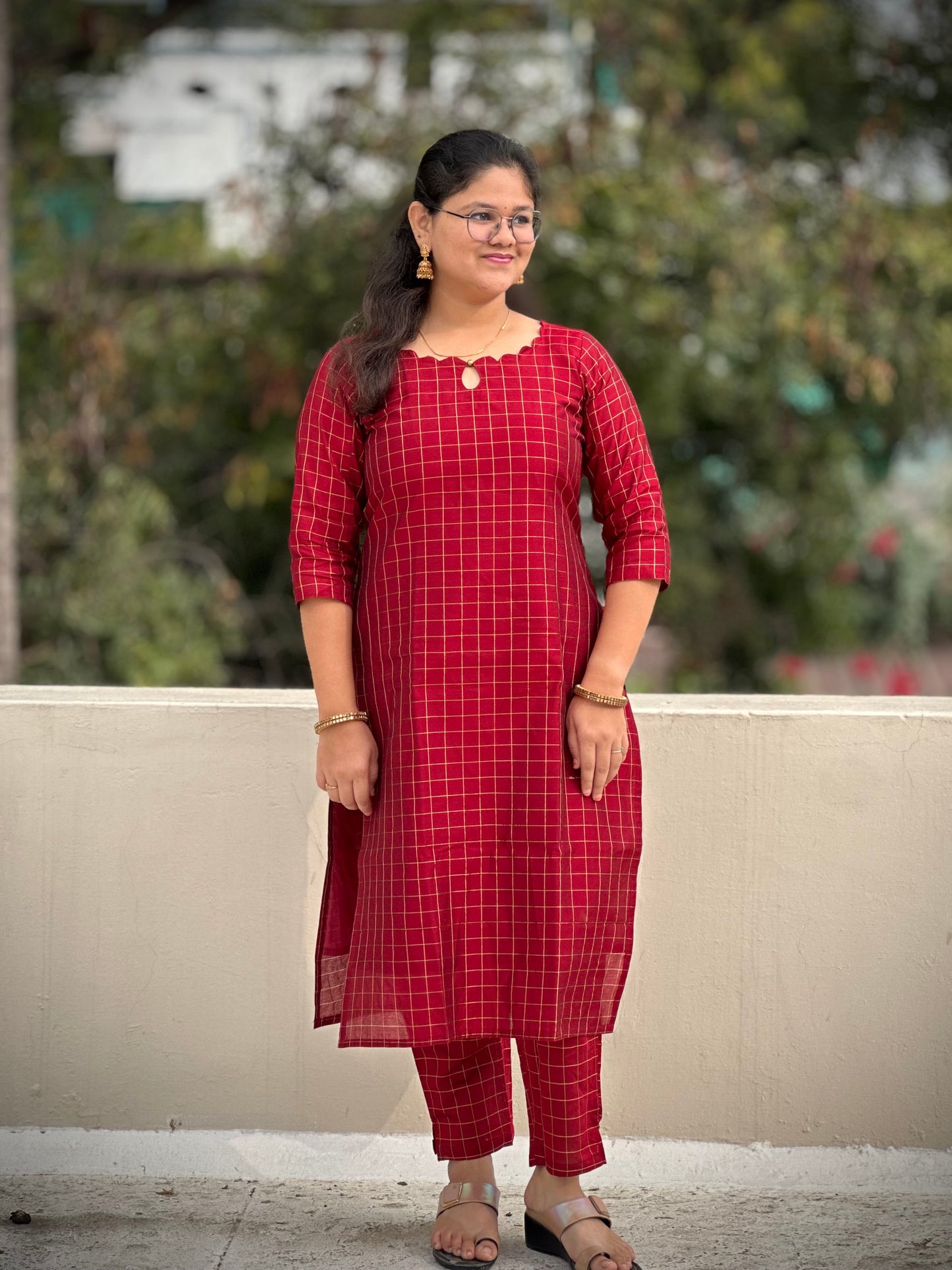 OBK0185 SAMSKRUTHI - Maroon