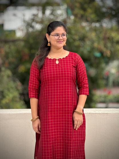 OBK0185 SAMSKRUTHI - Maroon