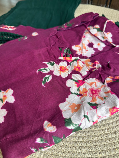 OBK02 SNEHA - Purple flowers
