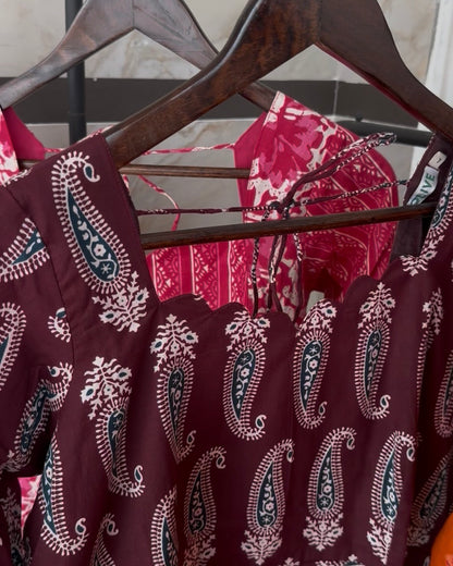 OBK02 SNEHA - Maroon mango