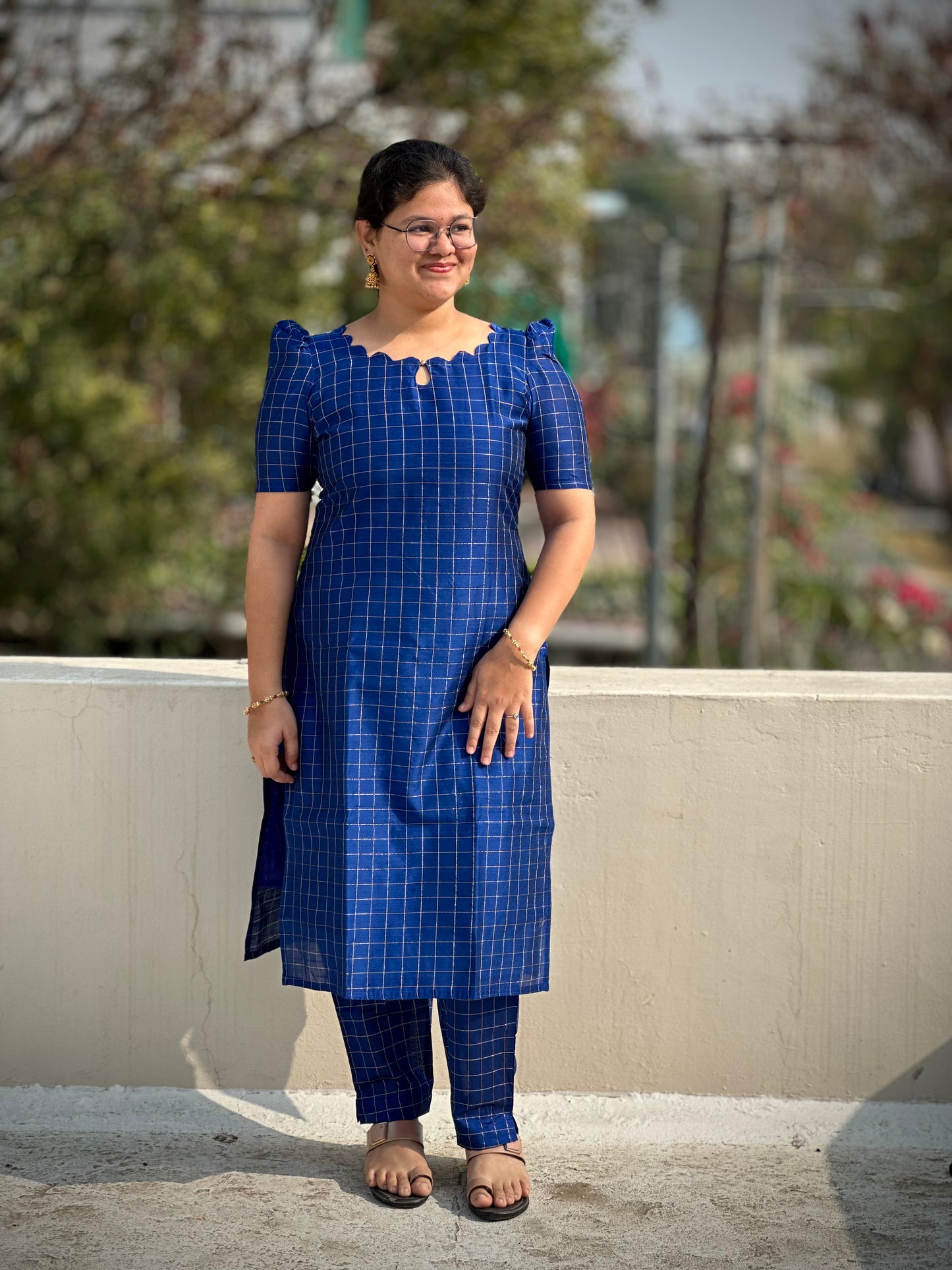 OBK0195 SAMSKRUTHI Blue