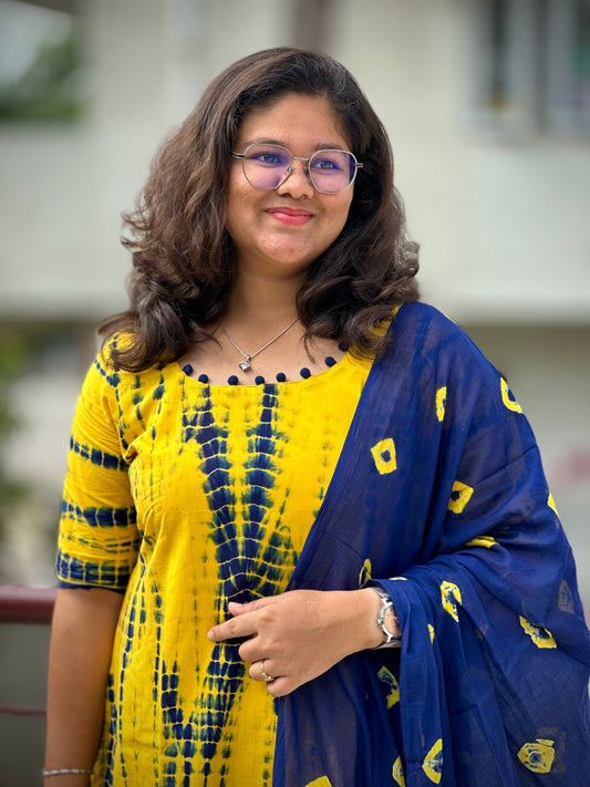 OBK0167 SHIBORI-Yellow