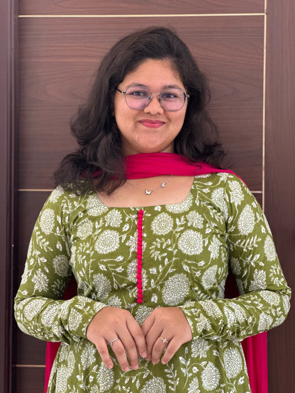 OBK SNEHA Parrot green