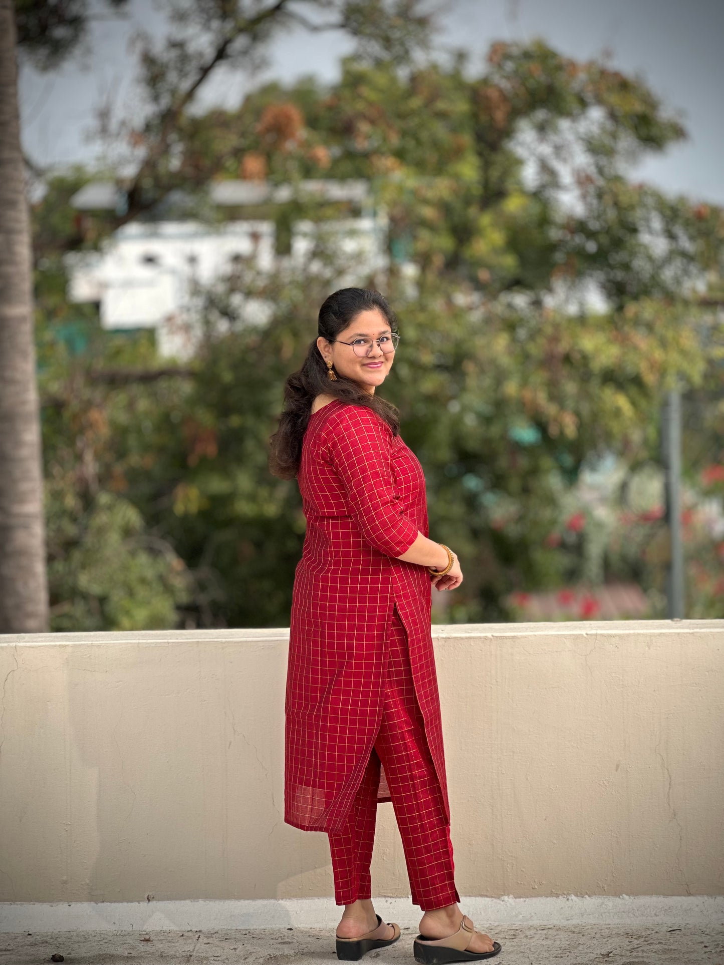 OBK0185 SAMSKRUTHI - Maroon