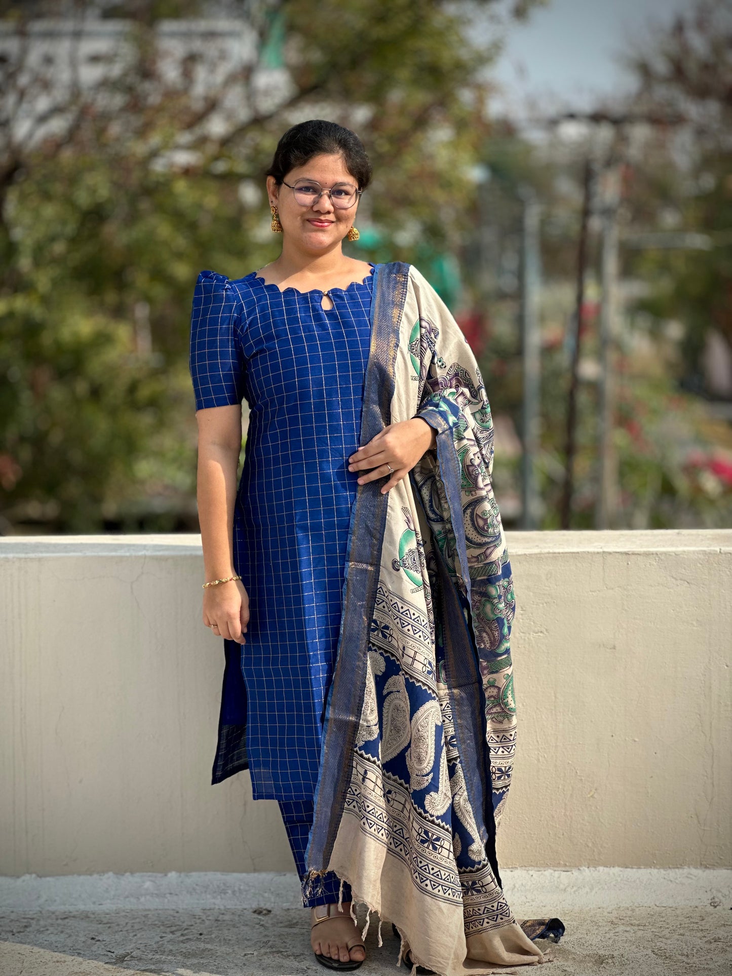 OBK0195 SAMSKRUTHI Blue