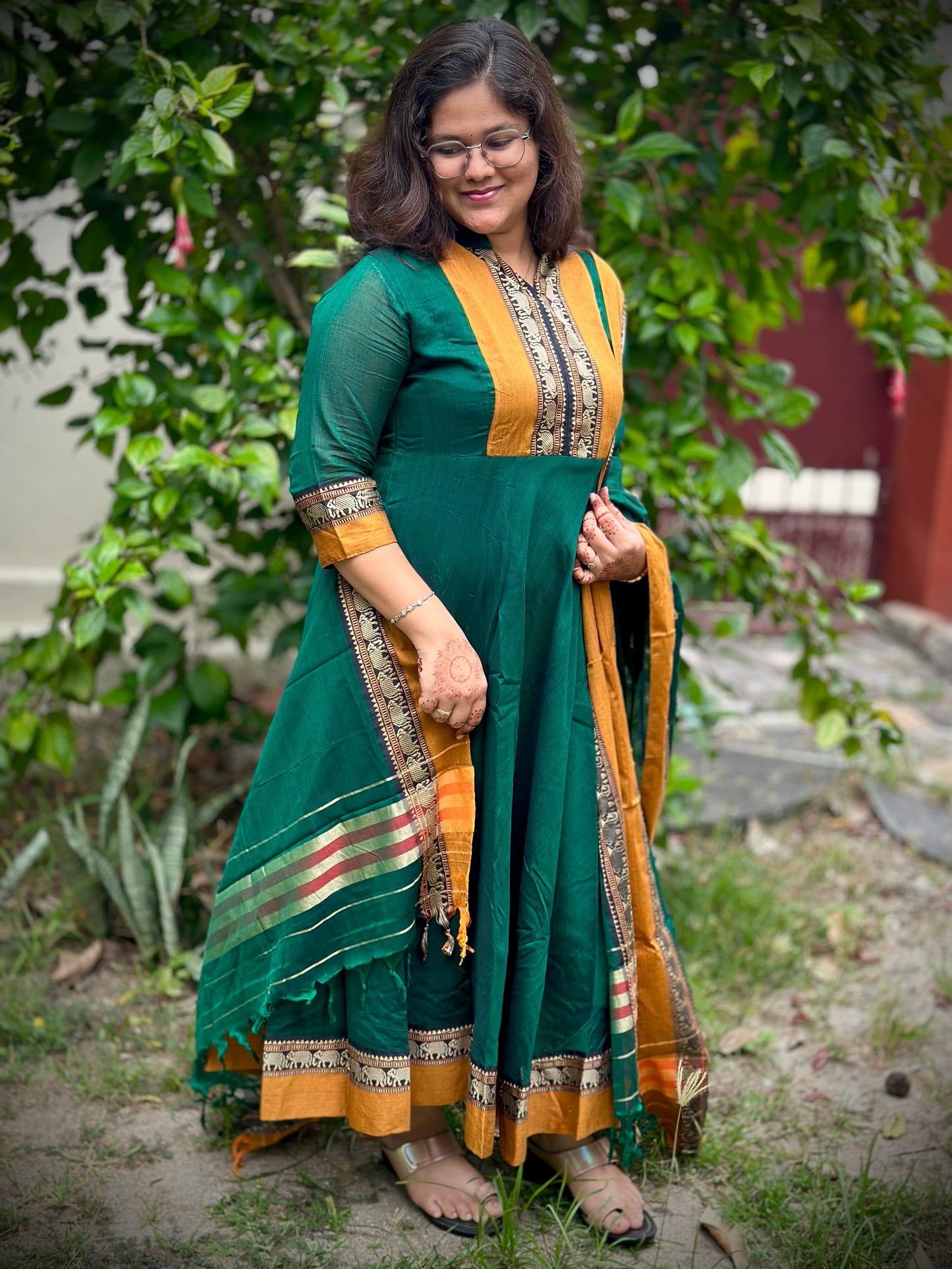 OBK0151 KAMALI-Bottle green