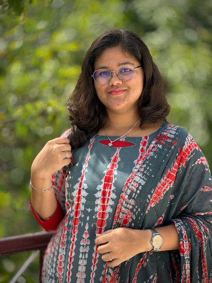 OBK0166 SHIBORI-Grey