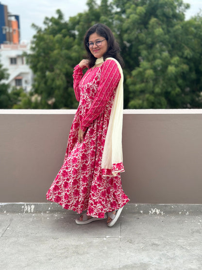 OBKF0048 SNEHA - Pink flowers