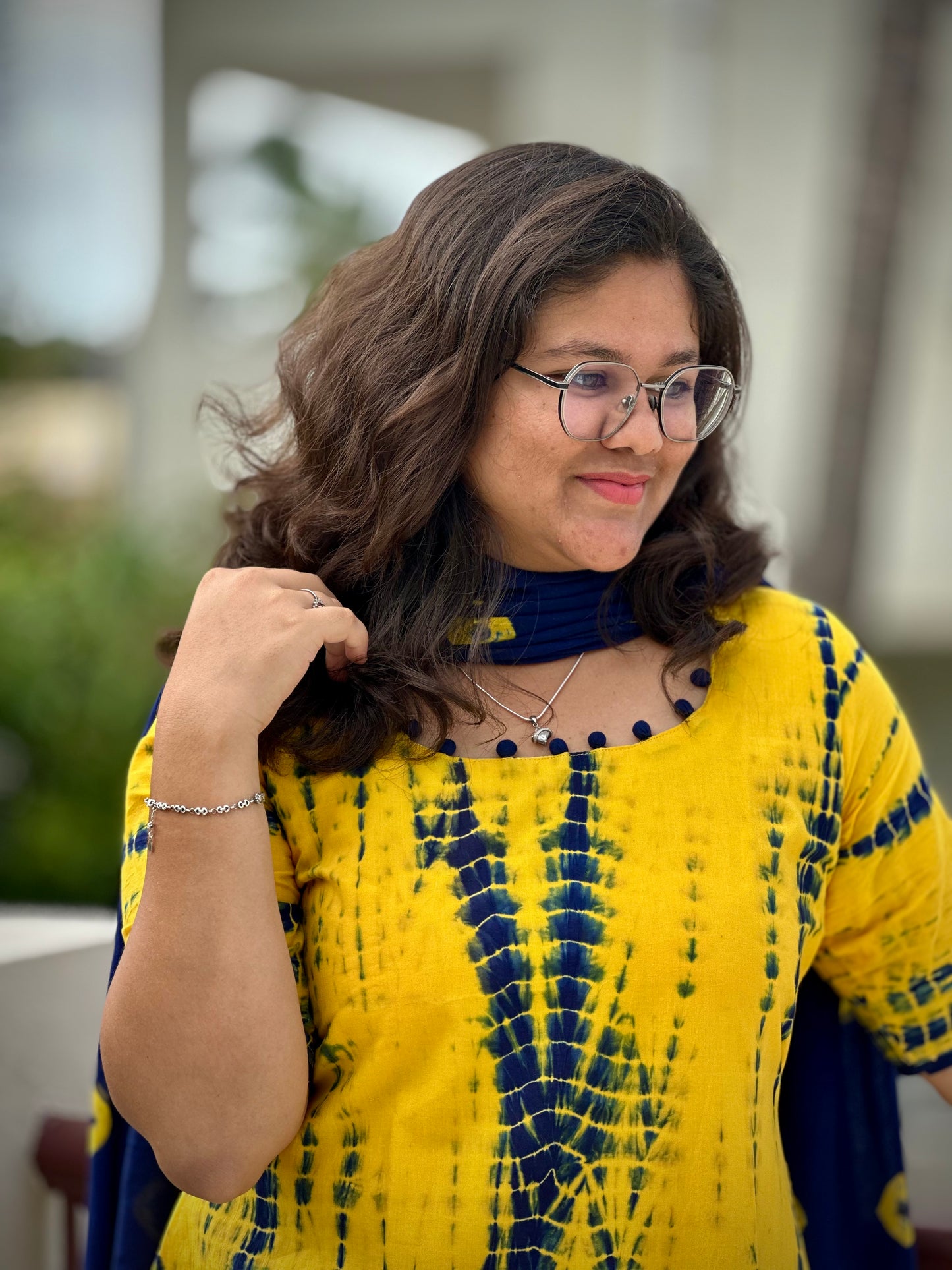 OBK0167 SHIBORI-Yellow