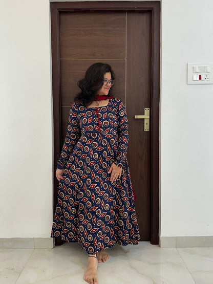 OBK0232 SNEHA Indigo