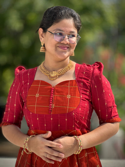 OBK0223 SAJNA Maroon