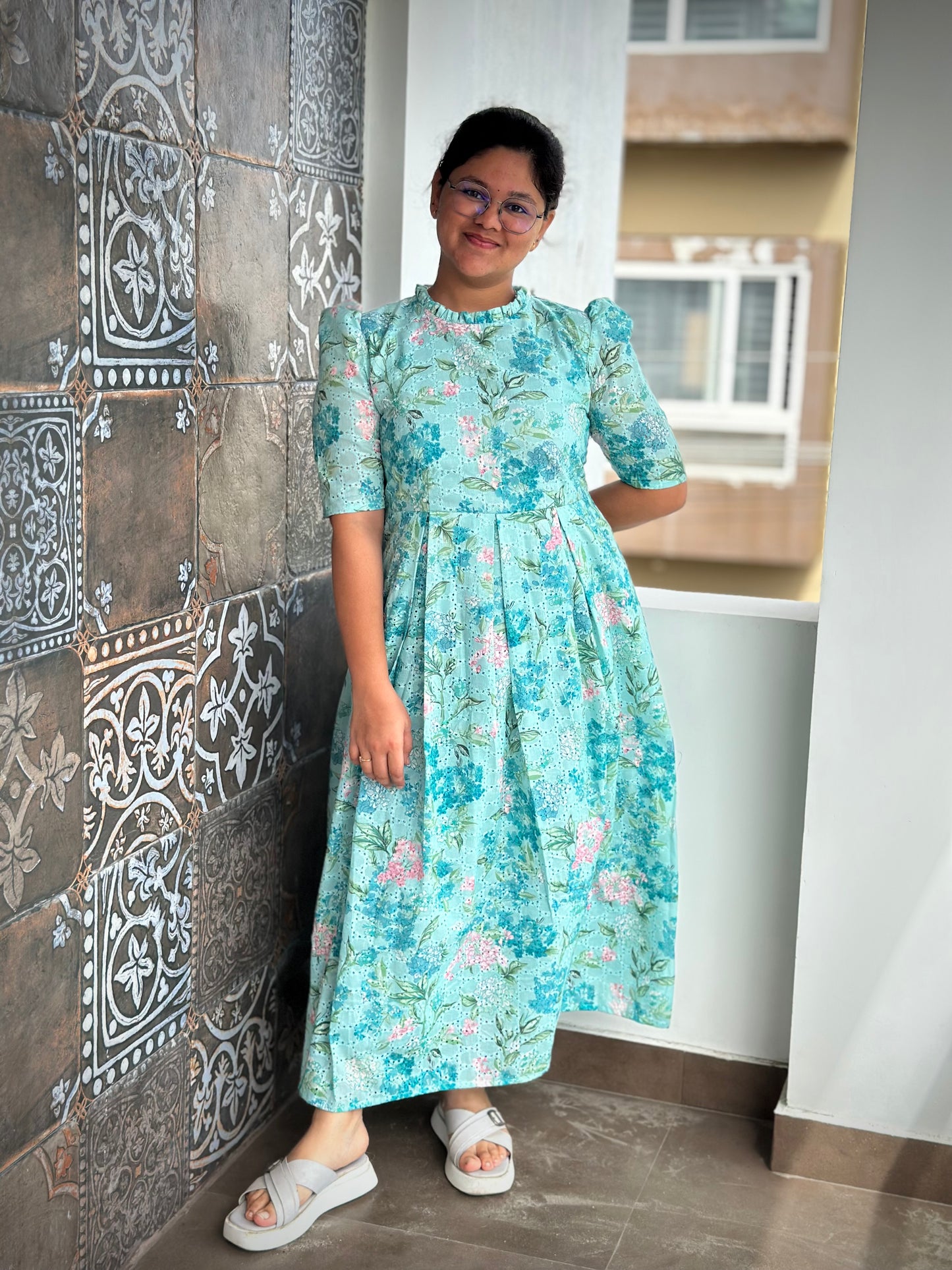 OBKF0046 SWETHA Sky blue