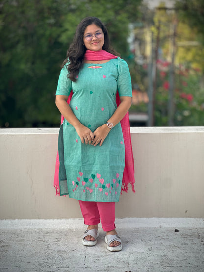 OBK0208 RAAGA Blue heart