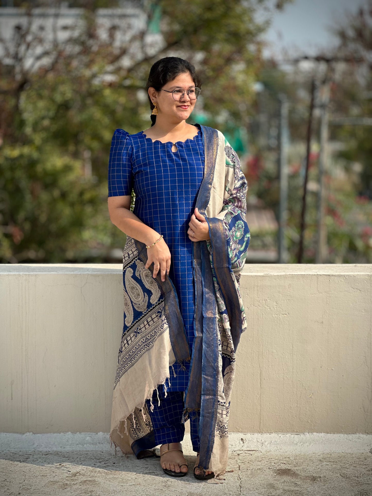 OBK0195 SAMSKRUTHI Blue