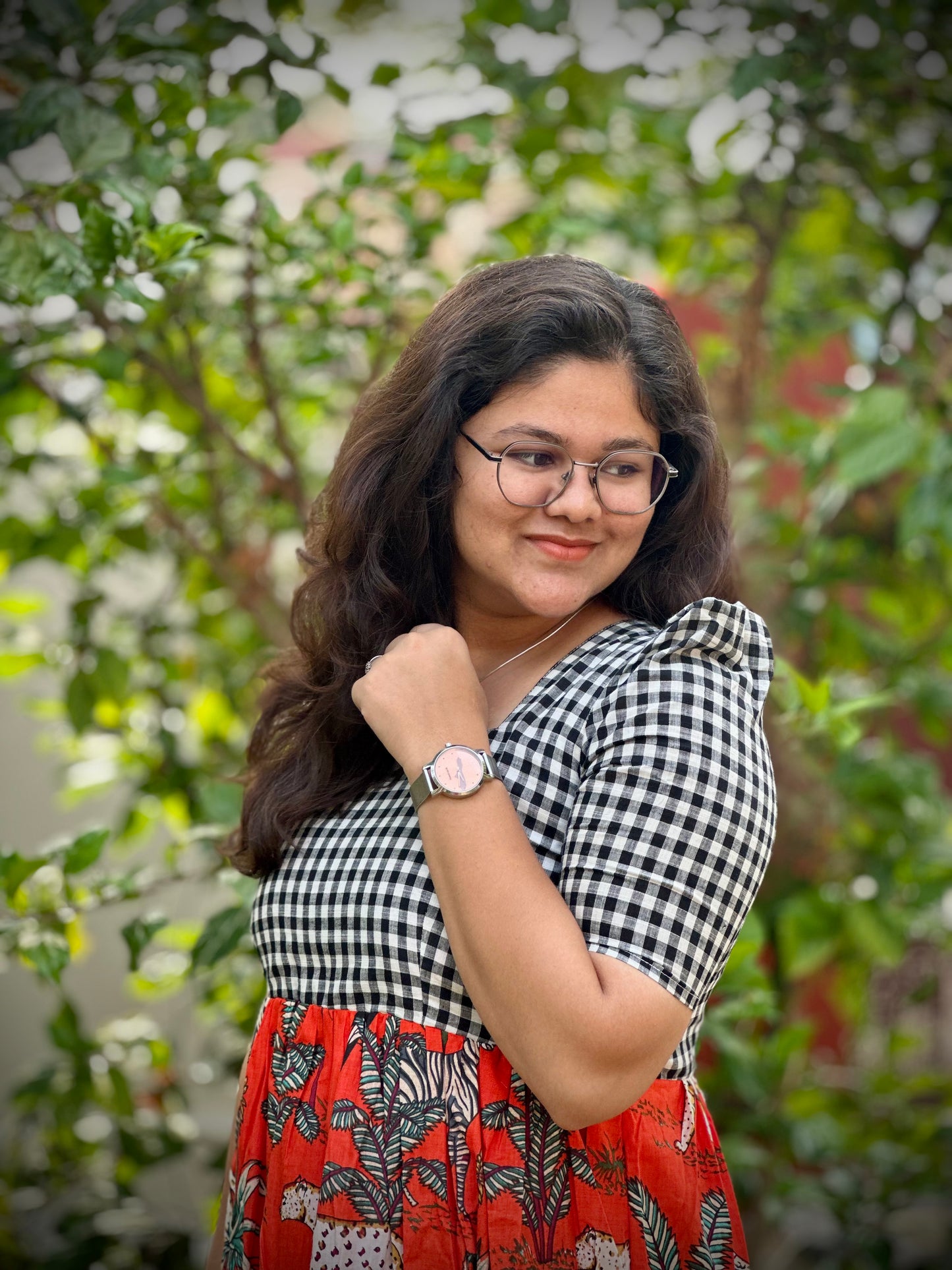 OBK0121 Orange Cheetah Maxi