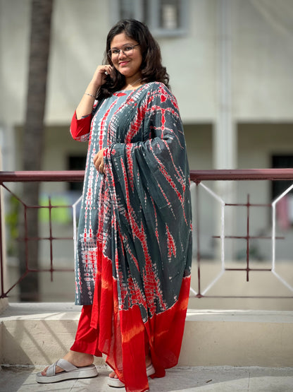 OBK0166 SHIBORI-Grey