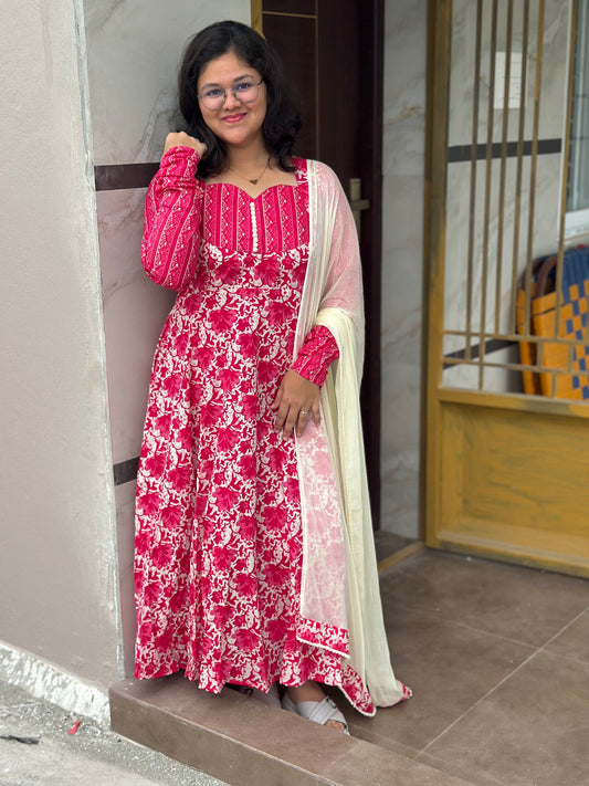 OBKF0048 SNEHA - Pink flowers