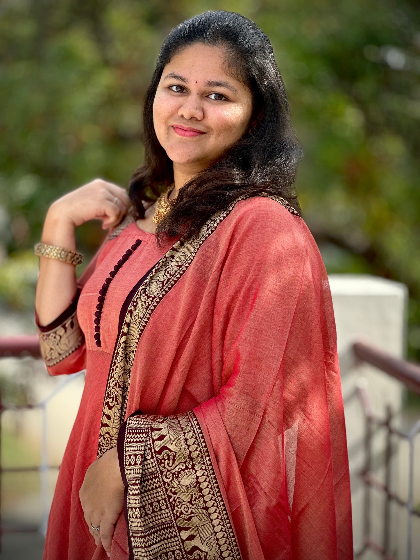 OBK0181 - JANANI Peach